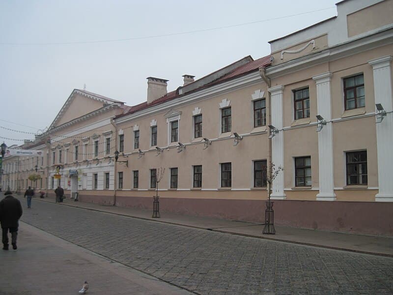 Гродно. Здание мужской гимназии (ул. Советская, 6).