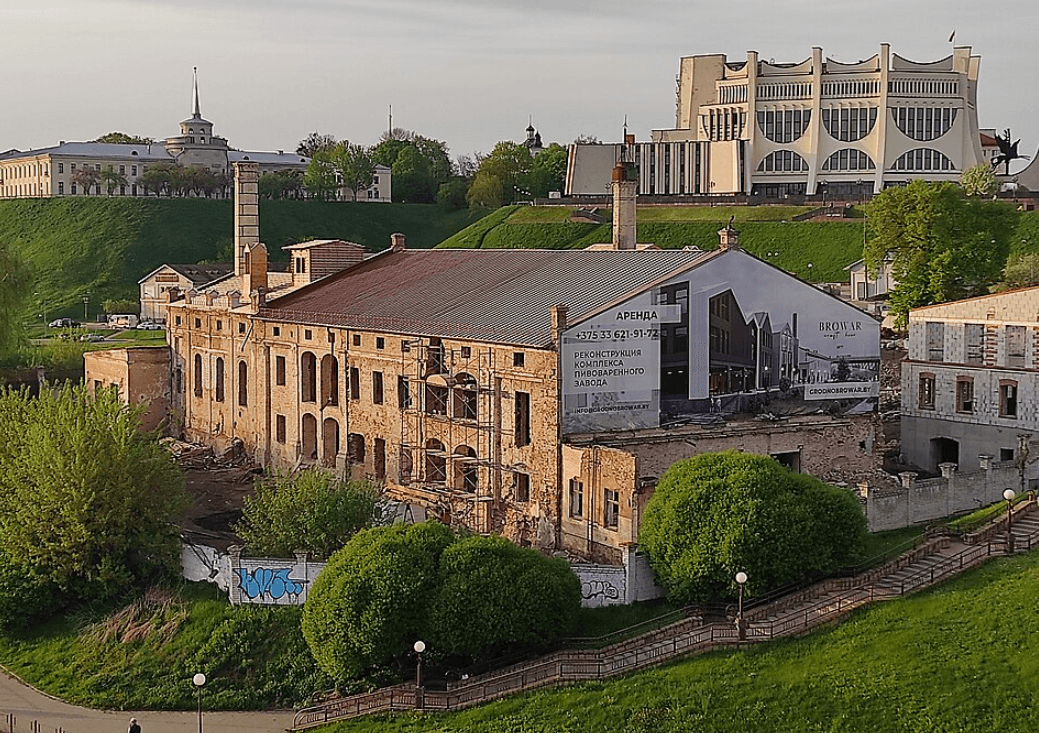 Гродна. Бровар Кунца.