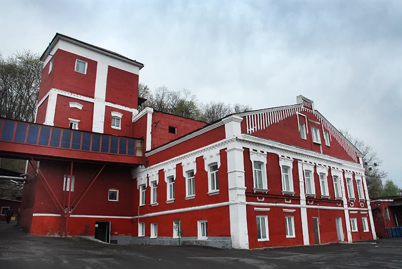 Mozyr. The historical building of the brewery.