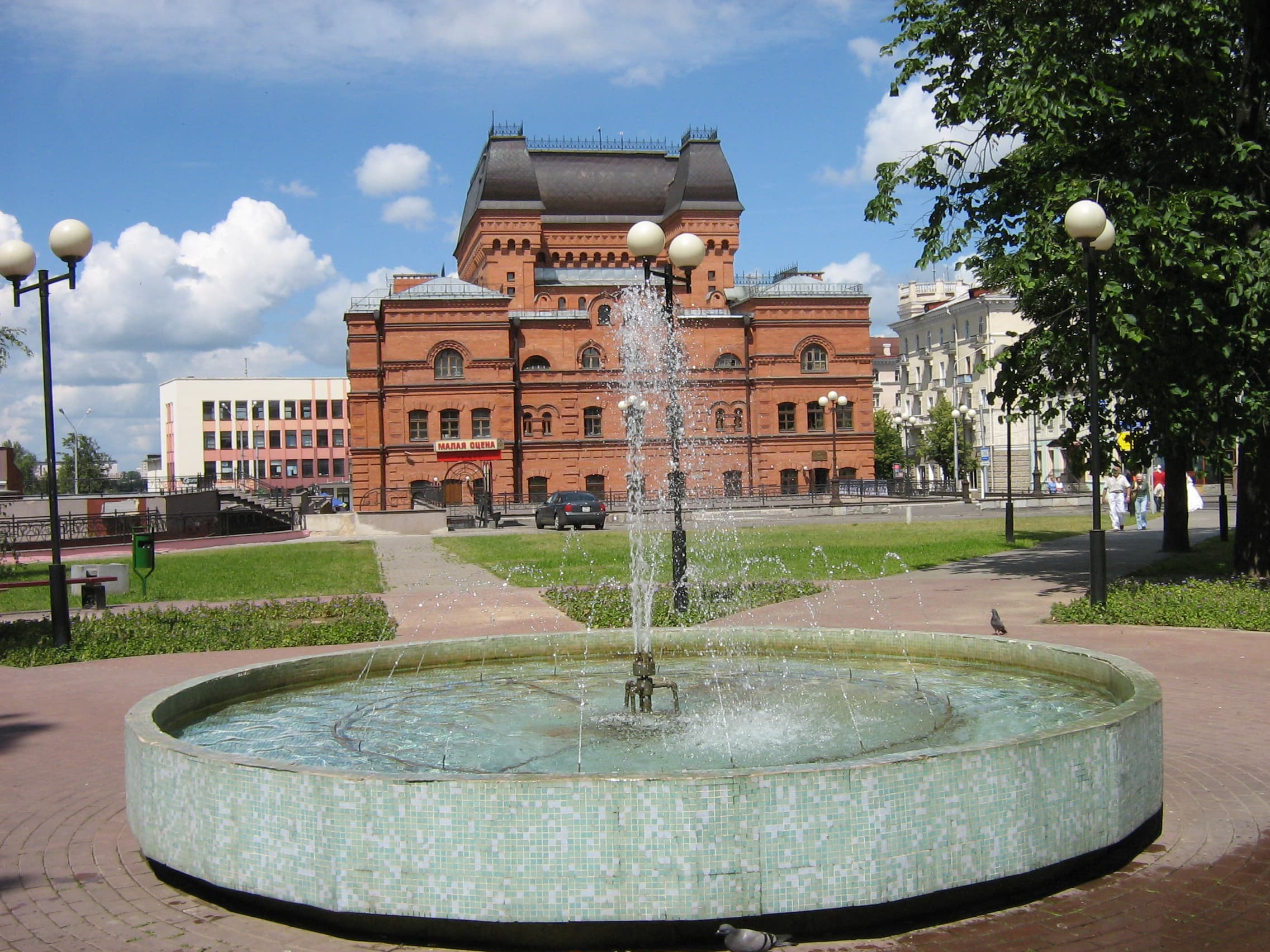 Mogilev. Theatre Square