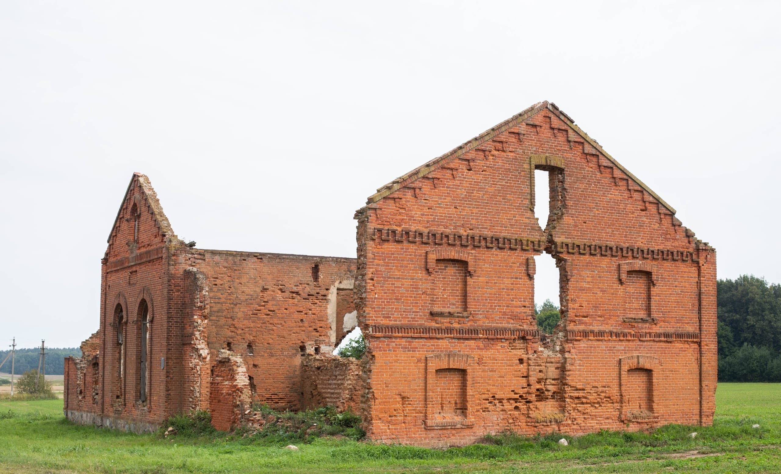 Zalyadye. Brewery remains from the former Domansky estate