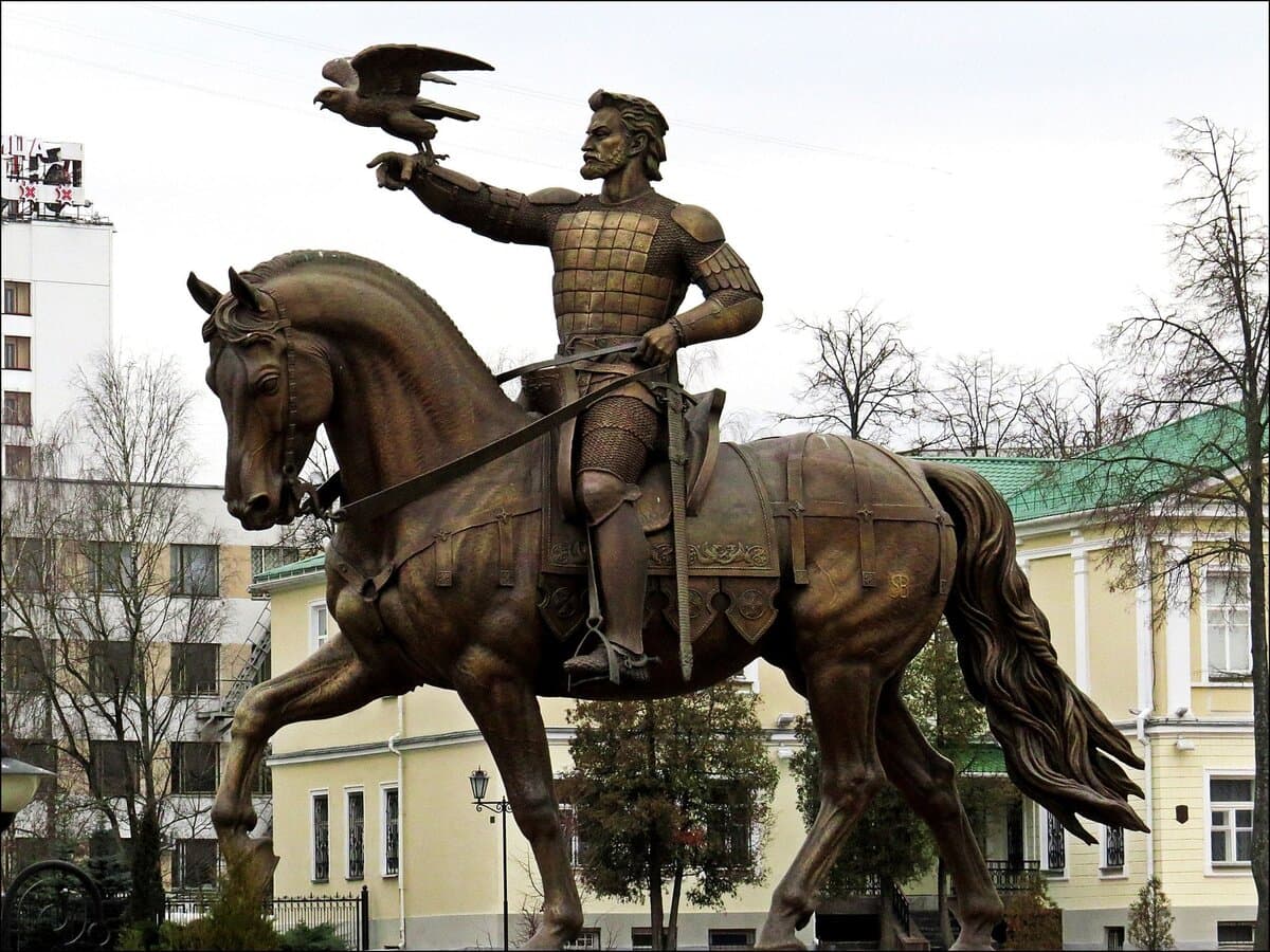 Vitebsk. Monument to Prince Algirdas.