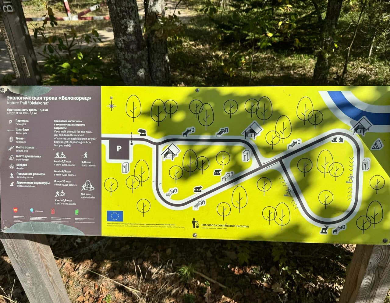 The Belokorets ecological trail.
