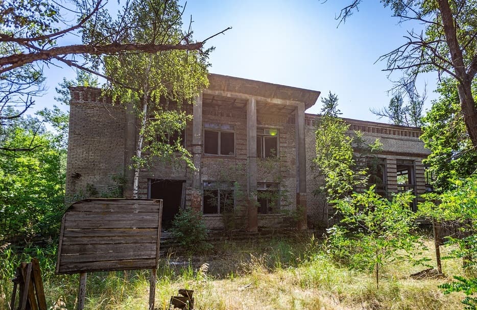 The Belarusian exclusion zone (Chernobyl zone).