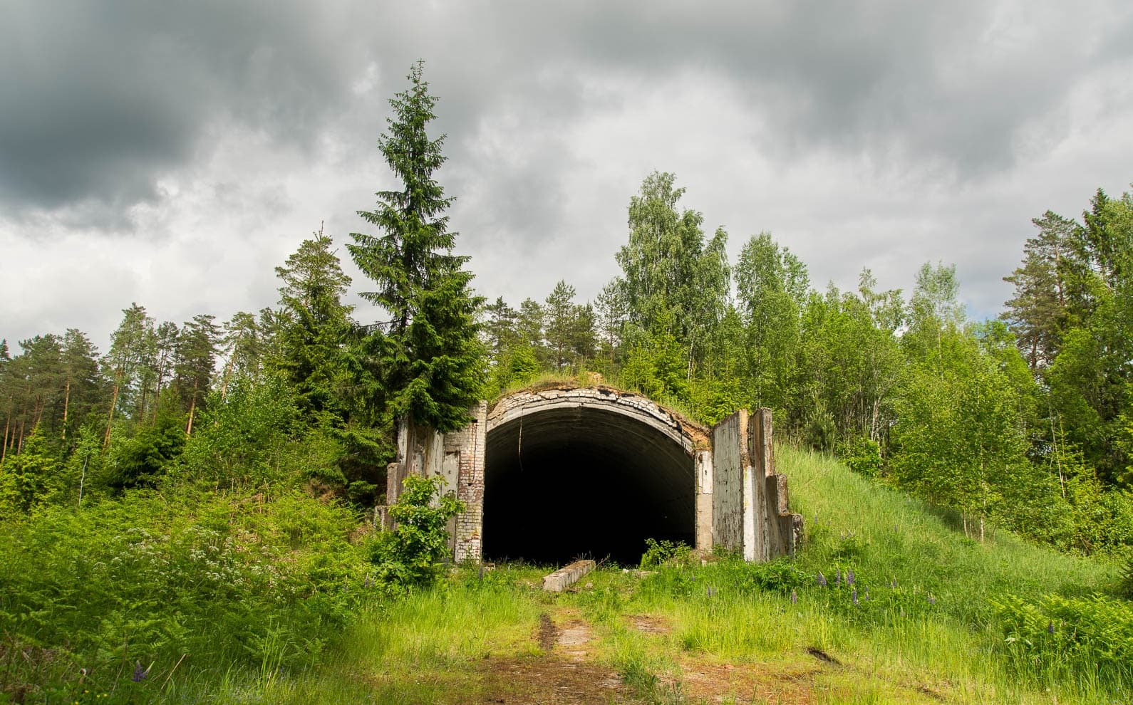 Polotsk district. Former 249th missile regiment "Squadron".