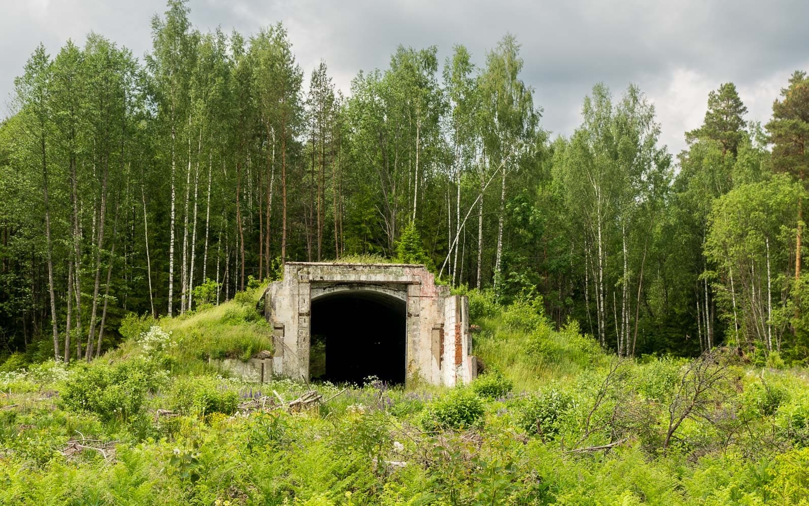 Polotsk district. Former 249th missile regiment "Squadron".