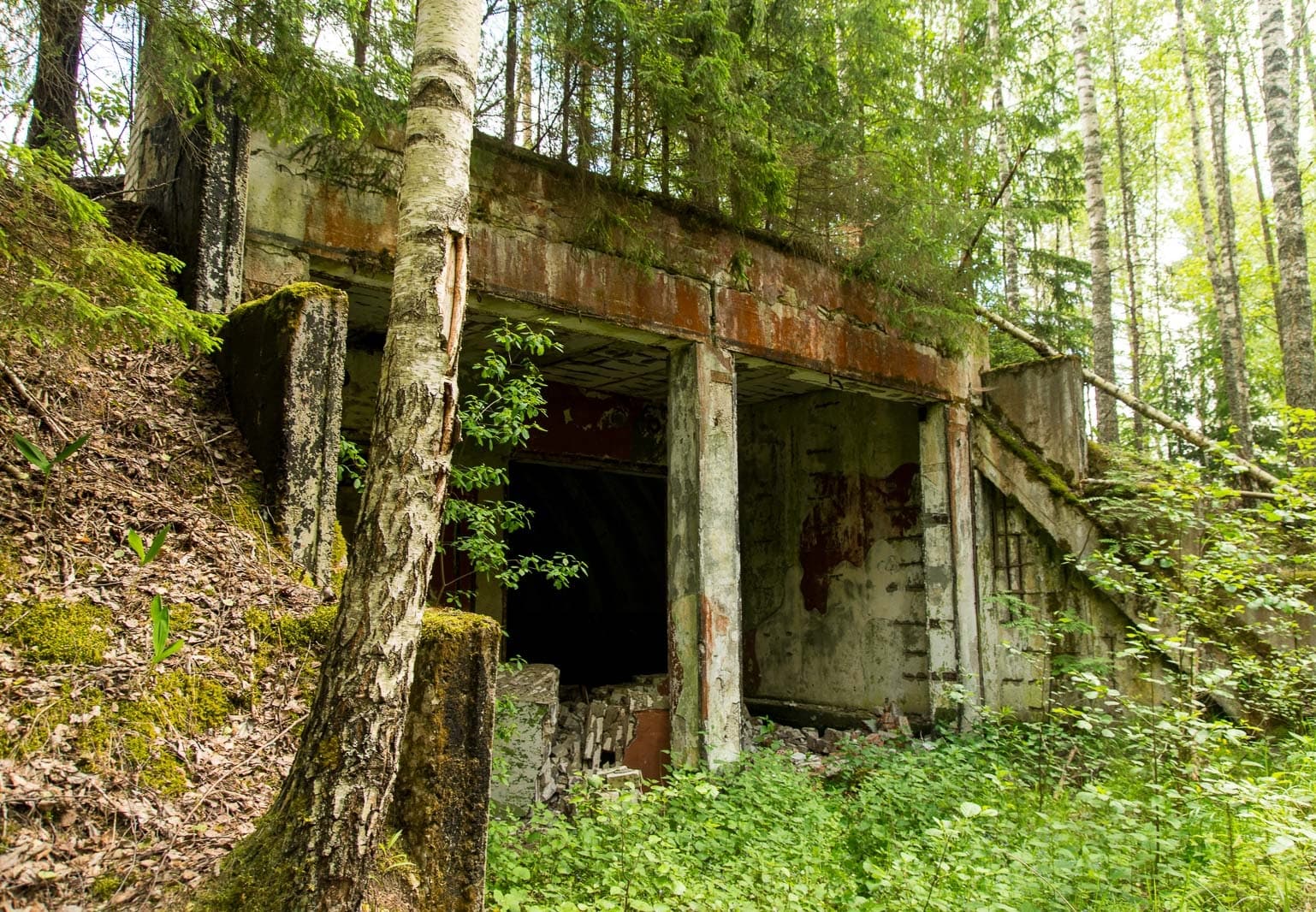 Polotsk district. Former 249th missile regiment "Squadron".