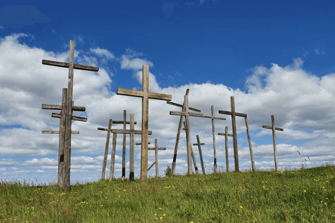 Ашмяны. Гара Кальварыя або "Гара крыжоў".