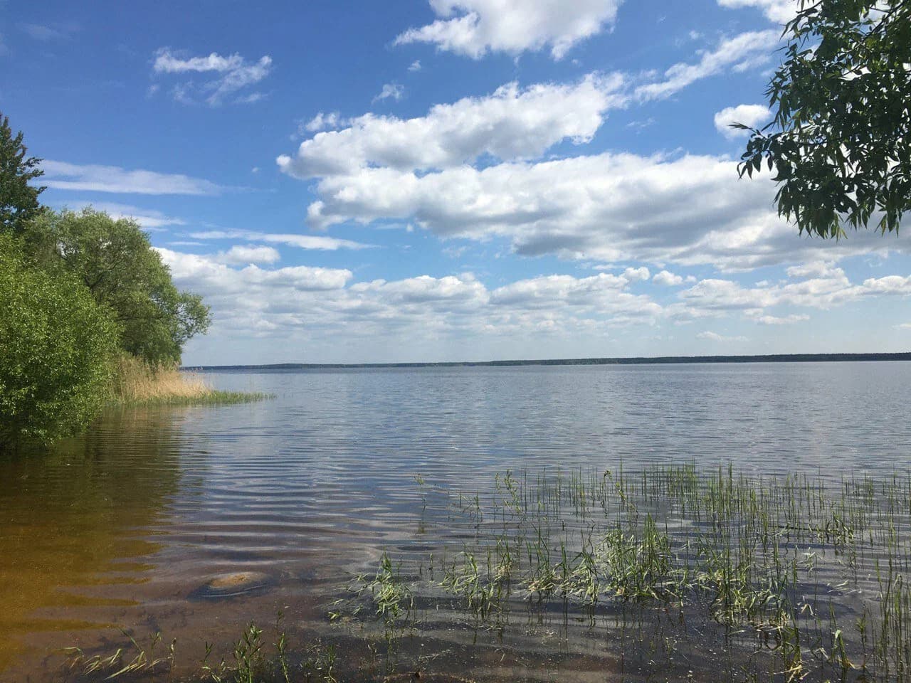 Вилейское водохранилище.