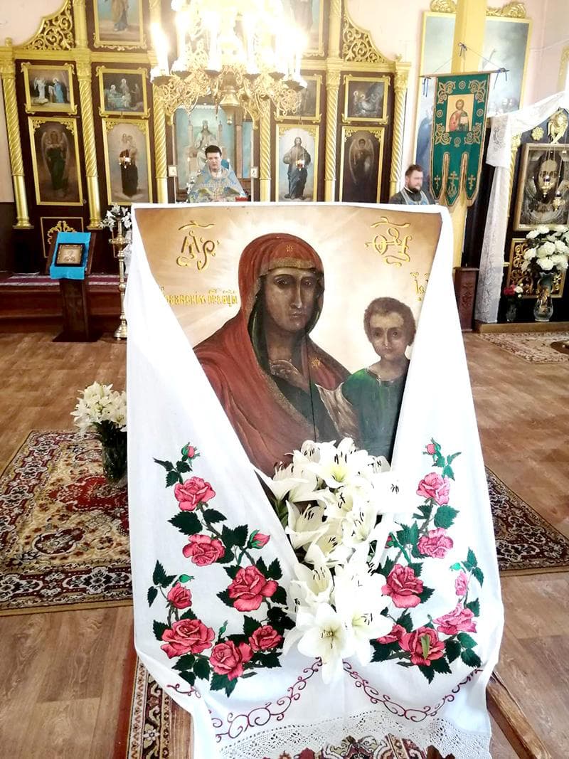 Прусіна. Царква Казанскай іконы Маці Божай.