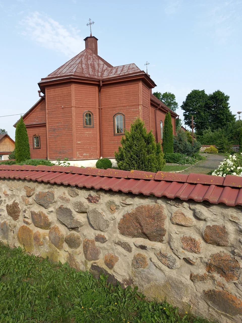 Novy Pogost. The Trinity catholic Church.