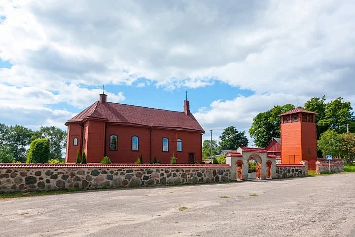 Novy Pogost. The Trinity catholic Church.