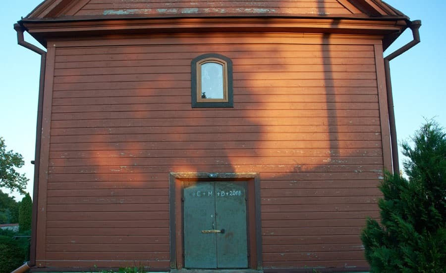 Novy Pogost. The Trinity catholic Church.