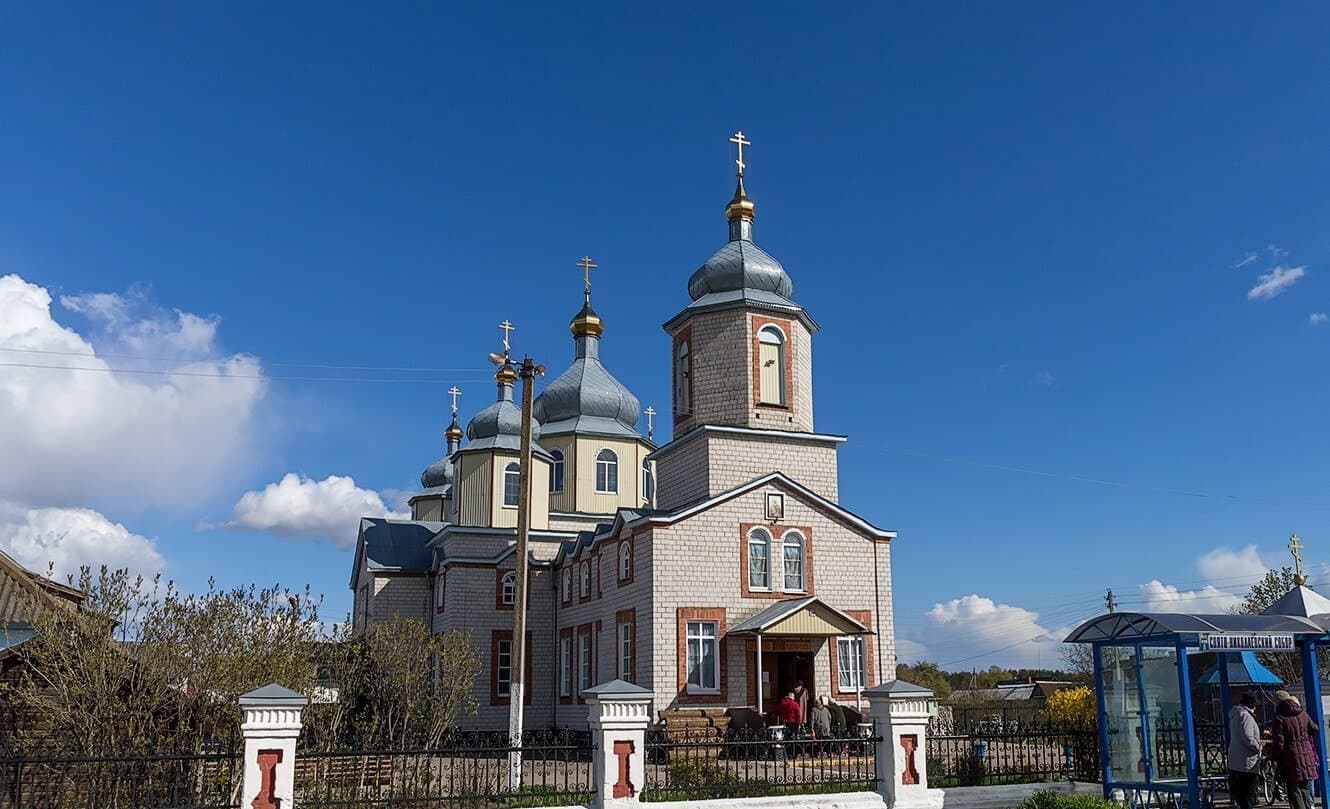 Добруш. Свята-Мікольскі храм.