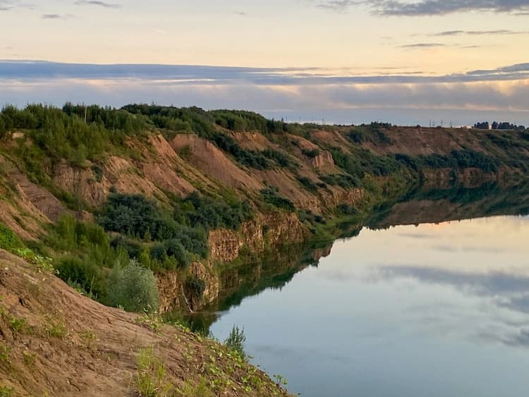 Ruba. The "Gralyovo" dolomite quarry.