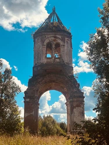 Rositsa. The ruins of St. Euphrosyne's Church.