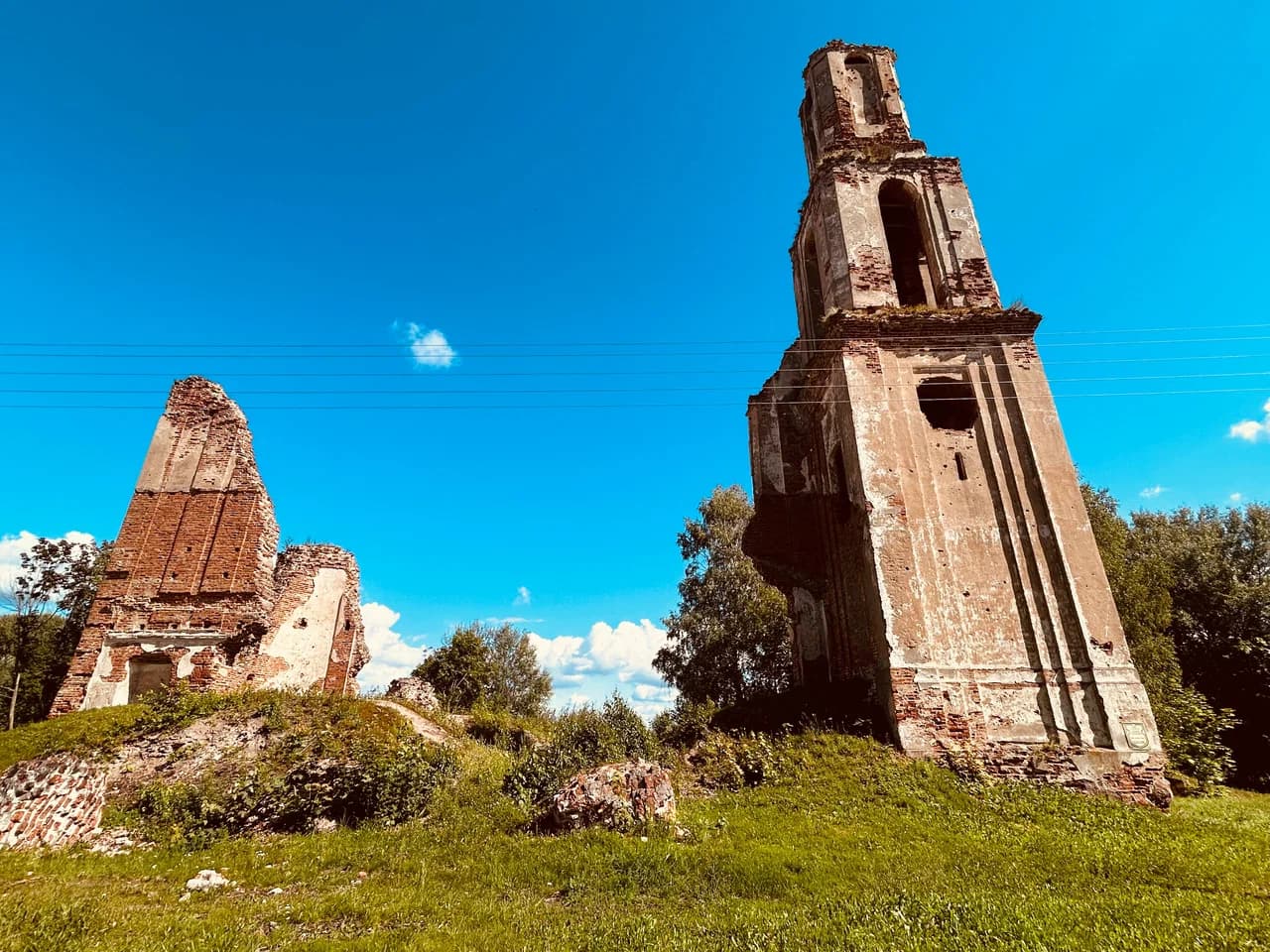 Gubino. Ruins of St. Anthony's Church.