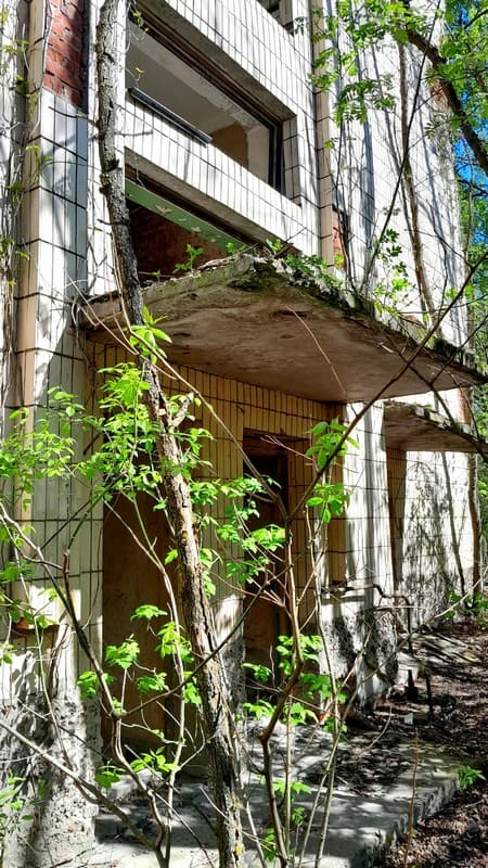 The Belarusian exclusion zone (Chernobyl zone).