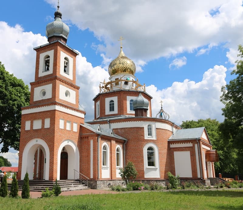 Лельчыцы. Храм Святой Тройцы.