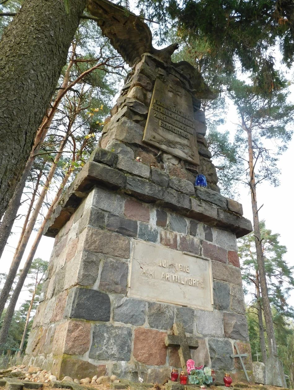Naroch. The military cemetery of the First World War.