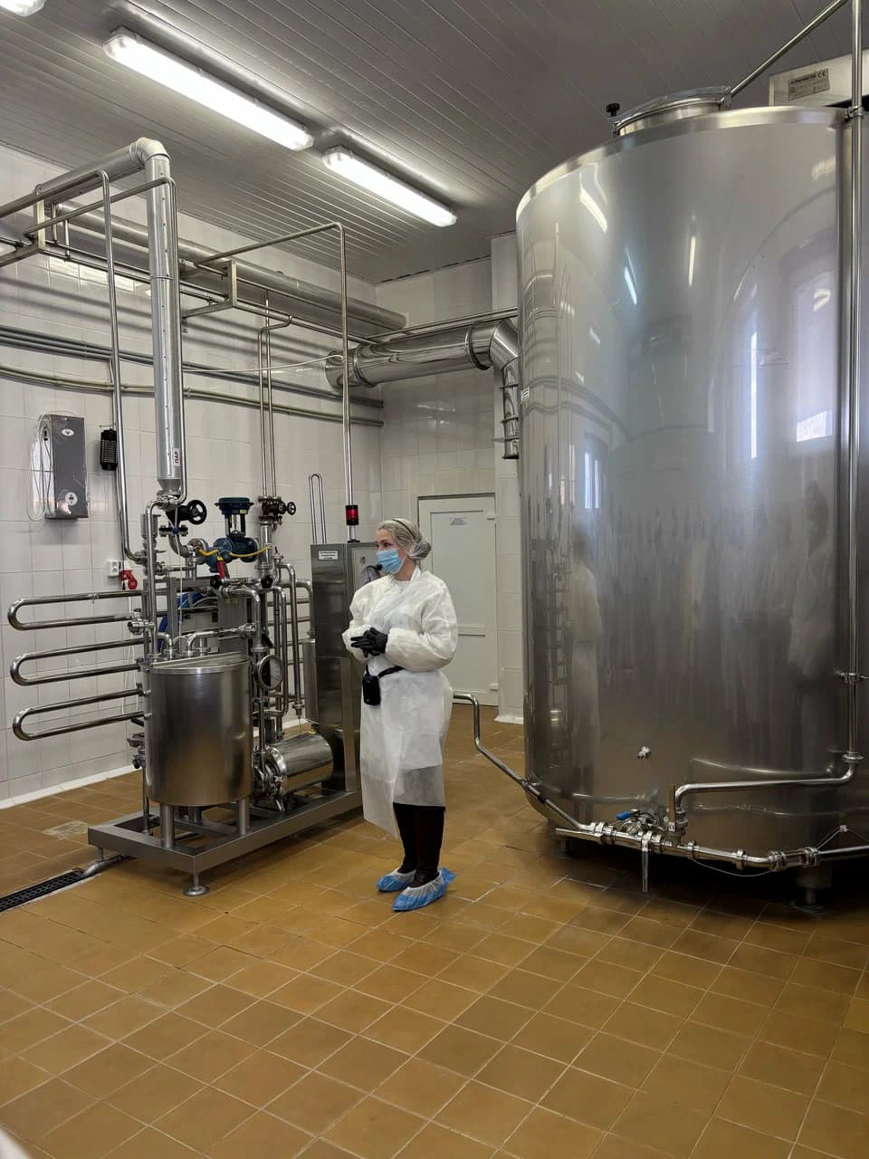 Полочаны. Экскурсия на сыроварню «Грандмилк».