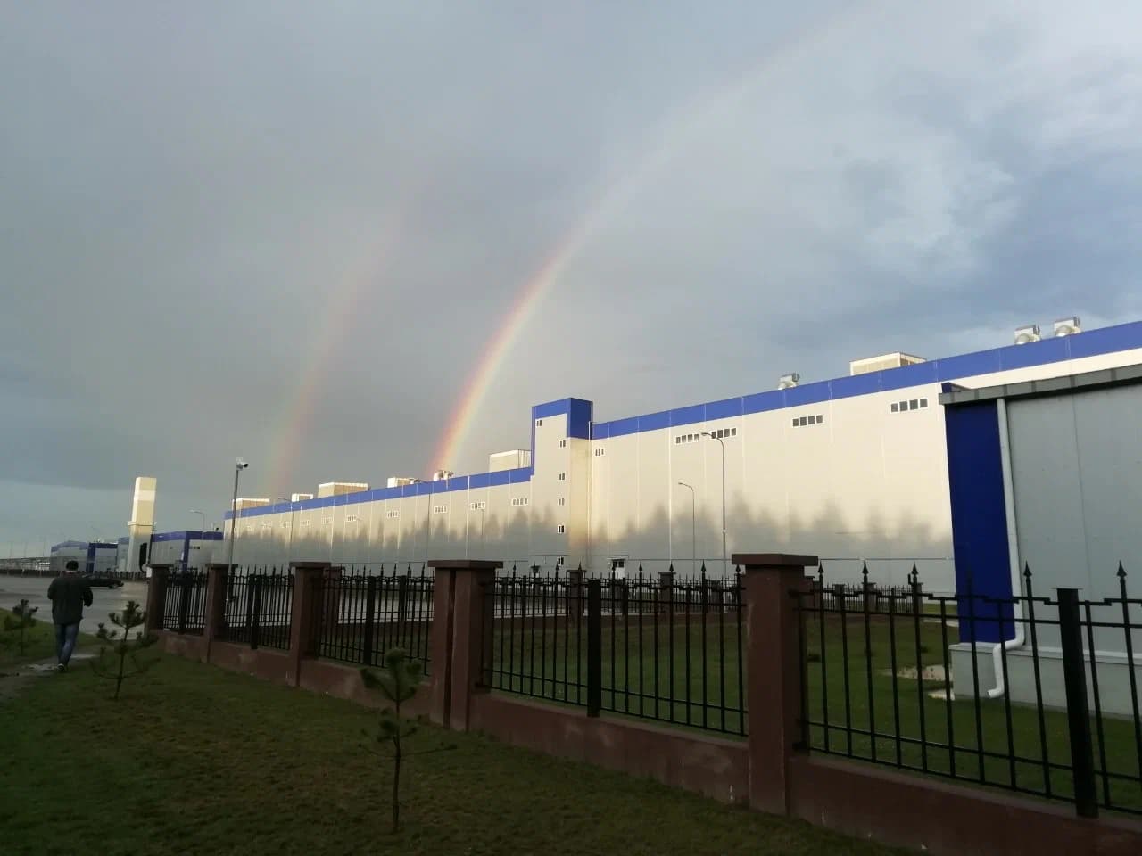 Borisov. "BelGee" automobile factory tour.