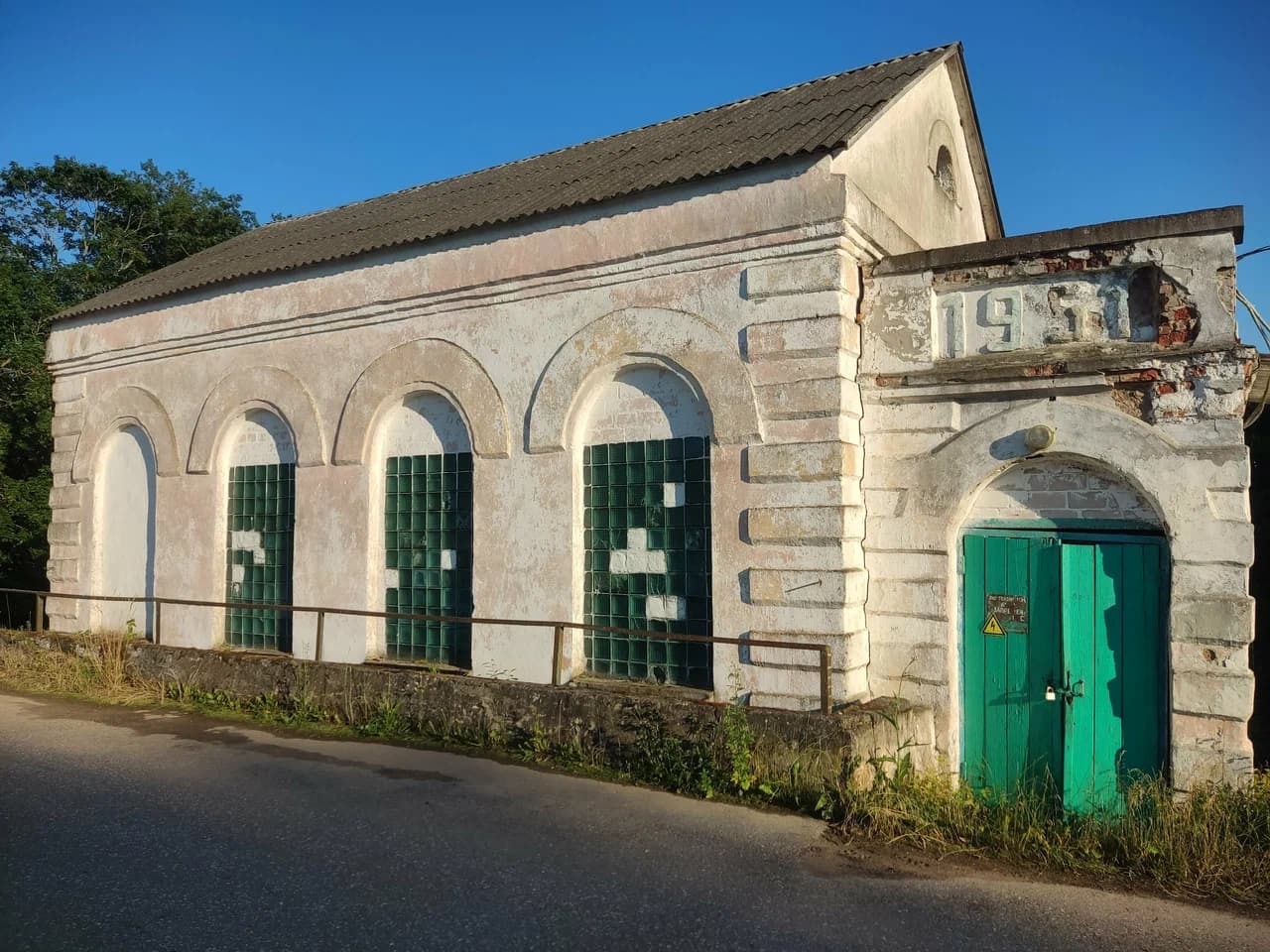 Zhemyslavl hydroelectric power station.
