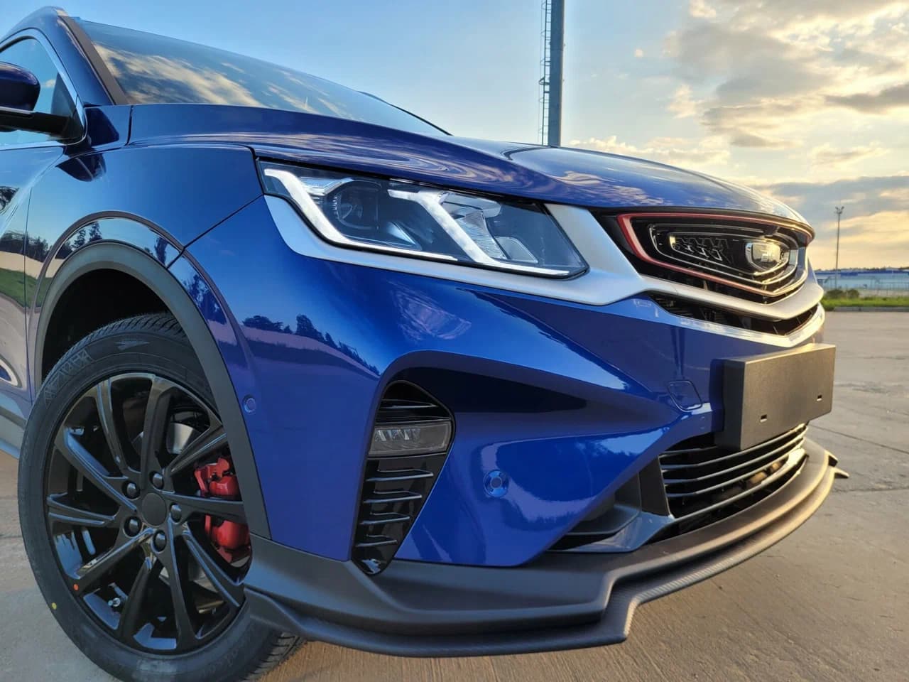 Borisov. "BelGee" automobile factory tour.