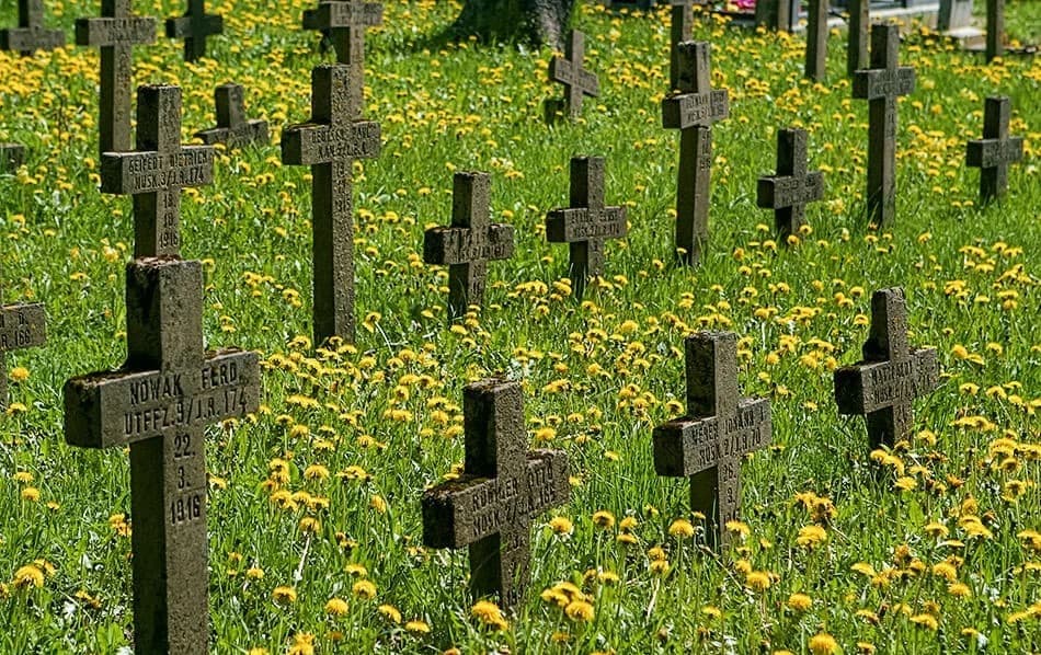 Naroch. The military cemetery of the First World War.