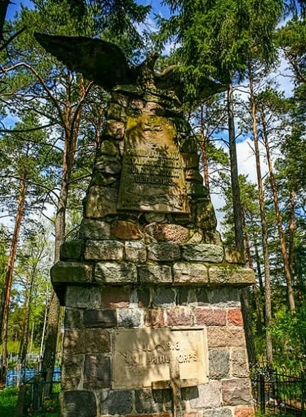 Naroch. The military cemetery of the First World War.