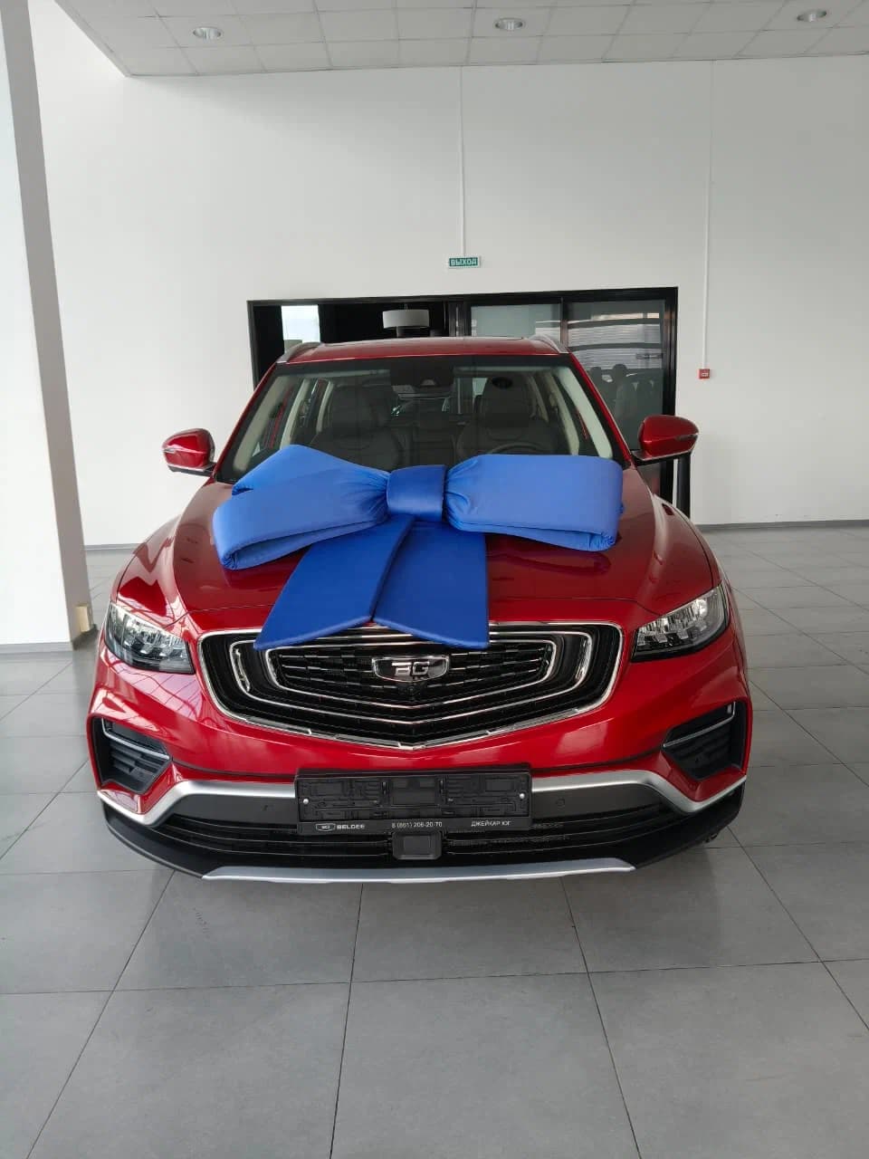 Borisov. "BelGee" automobile factory tour.