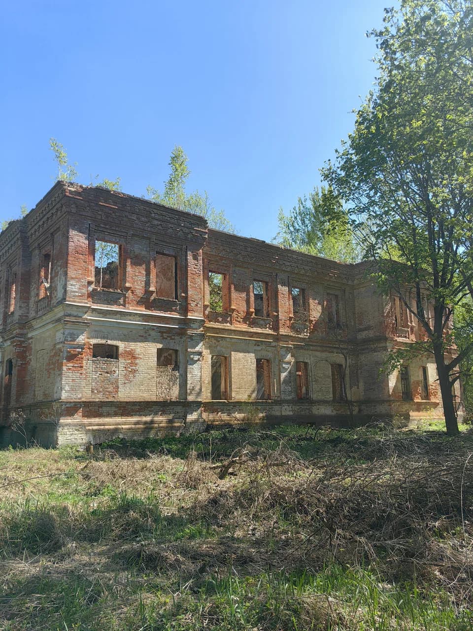 Речки. Руины усадьбы Шульцев.