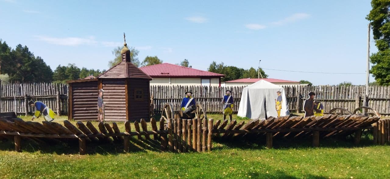 Village Lesnaya. Memorial complex.