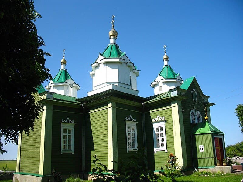 Novaya Mysh. Church of the Transfiguration of the Savior.