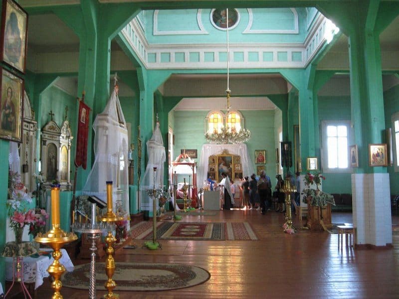 Novaya Mysh. Church of the Transfiguration of the Savior.