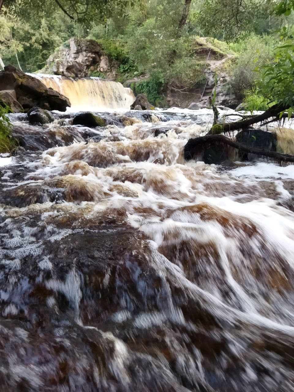 Водопад на реке Вята.