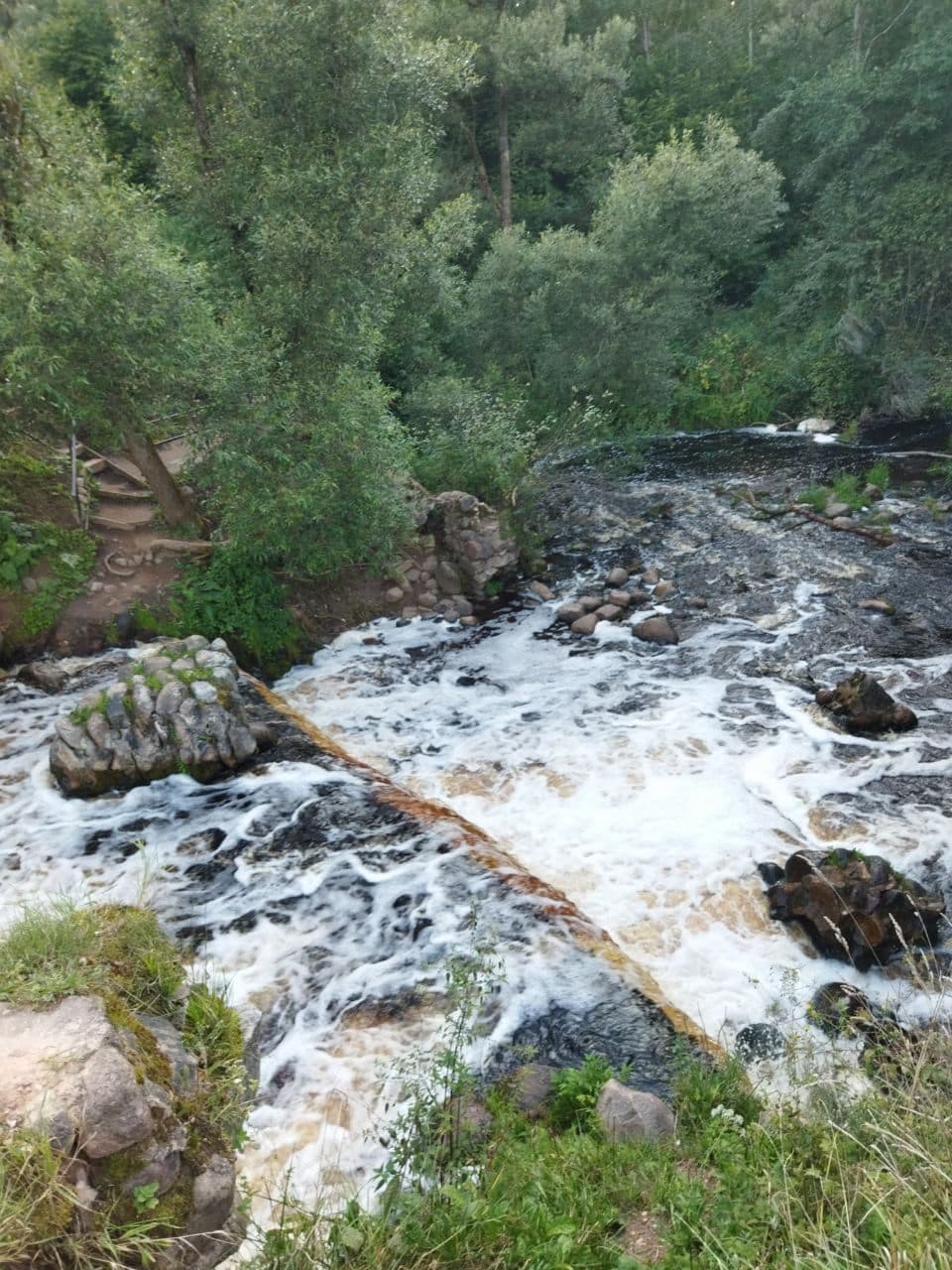 Водопад на реке Вята.