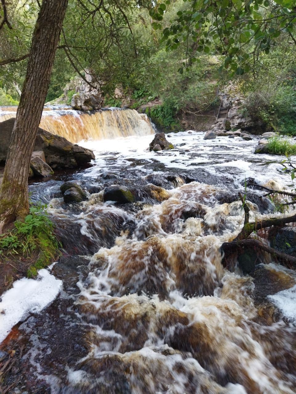 Водопад на реке Вята.