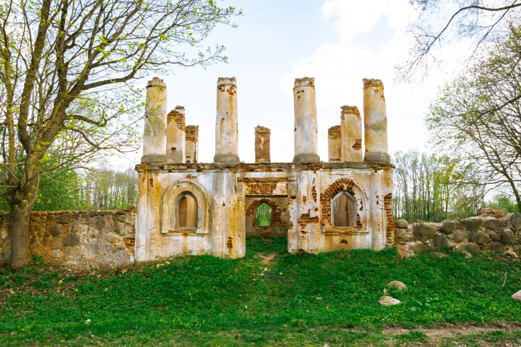 Sunai village. Narkevich-Yodko estate "Pukovo".