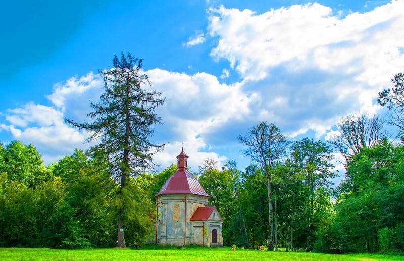 Duboe. Kuzhanetsky Manor Park.