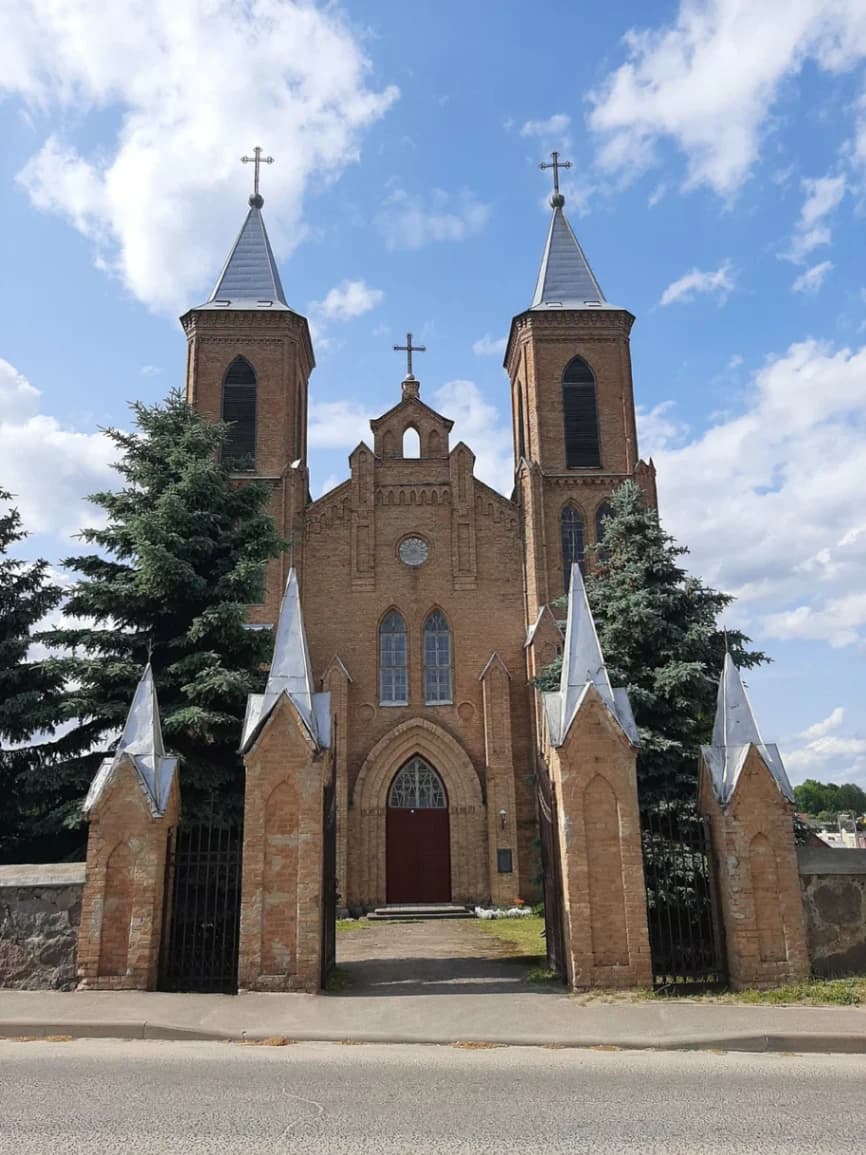 Traby. The Church of the Nativity of the Virgin Mary.