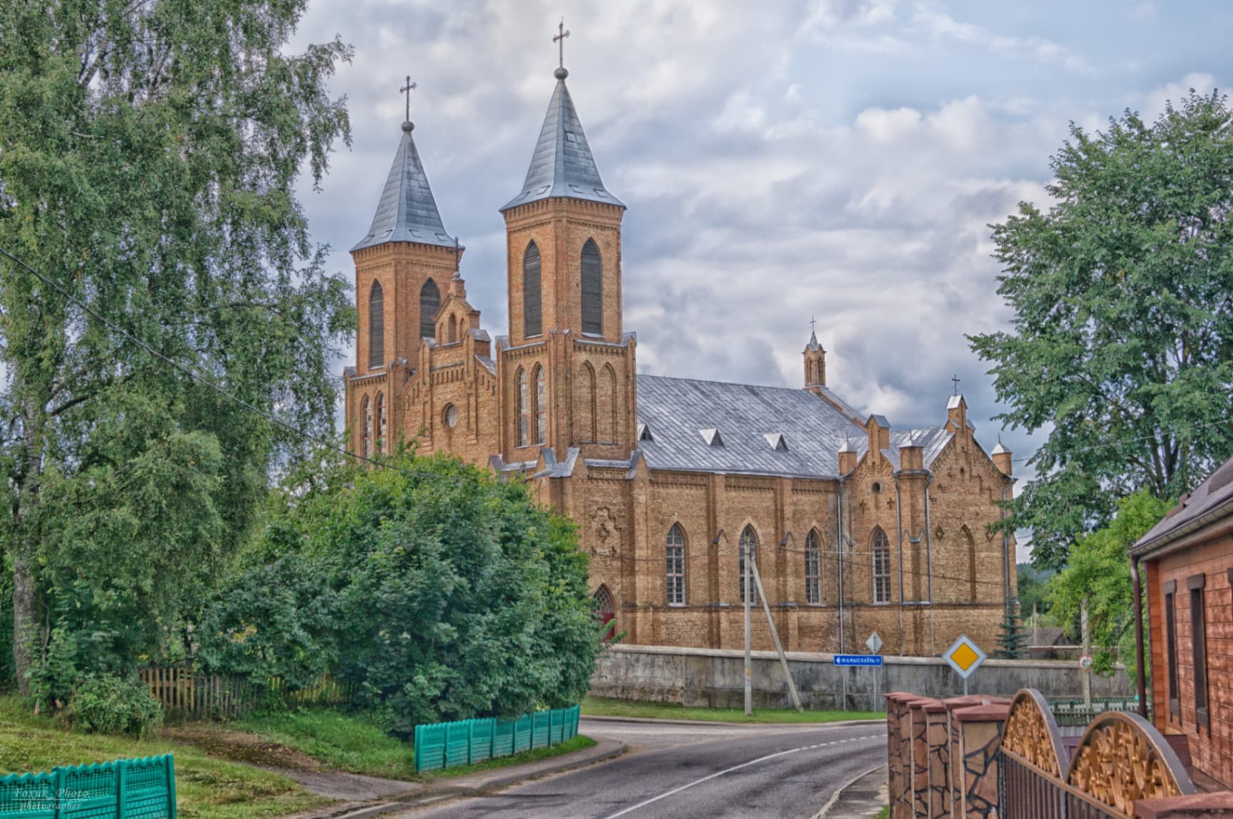 Traby. The Church of the Nativity of the Virgin Mary.