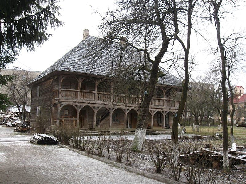 Гродна. Драўляны лямус Брыгіцкага манастыра