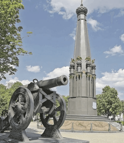 Polotsk. Monument to the heroes of the Patriotic War of 1812