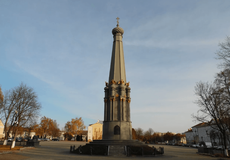 Polotsk. Monument to the heroes of the Patriotic War of 1812