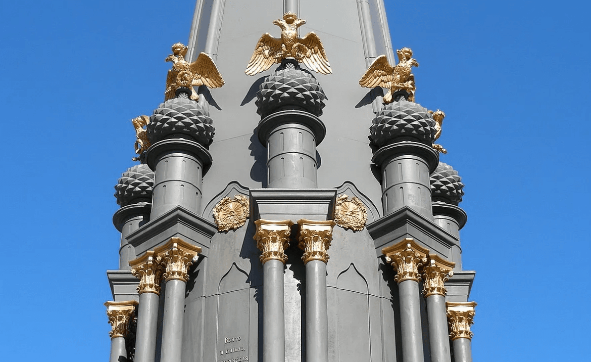 Polotsk. Monument to the heroes of the Patriotic War of 1812