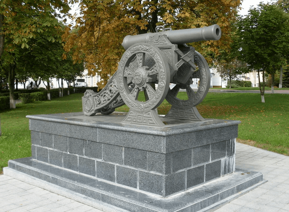 Polotsk. Monument to the heroes of the Patriotic War of 1812