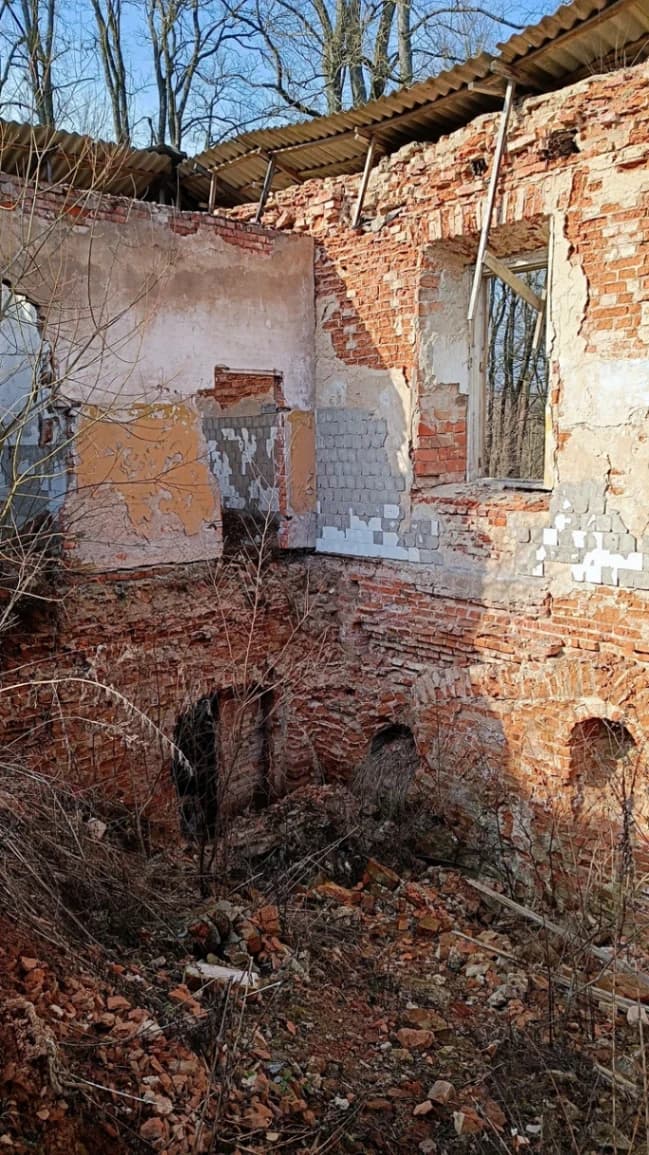 Semkovo. The ruins of the manor house.