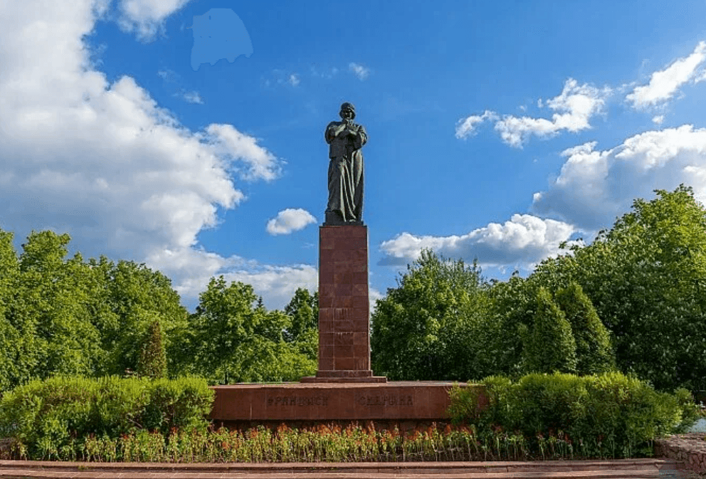 Polotsk. Monument to Francis Skaryna