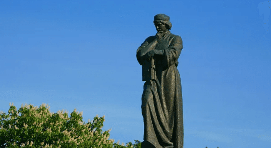 Polotsk. Monument to Francis Skaryna